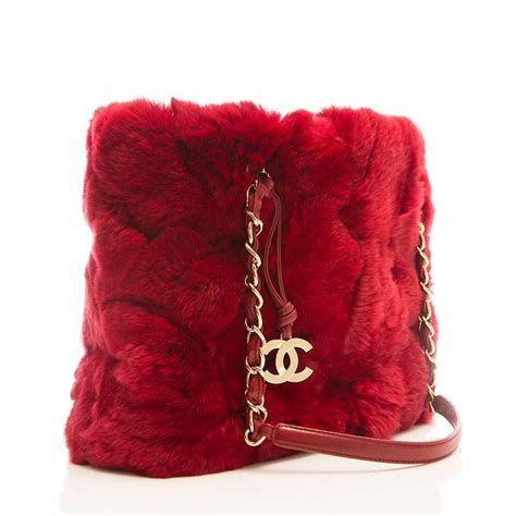 chanel vintage muff rabbit fur handbag|Rabbit Fur Chanel .